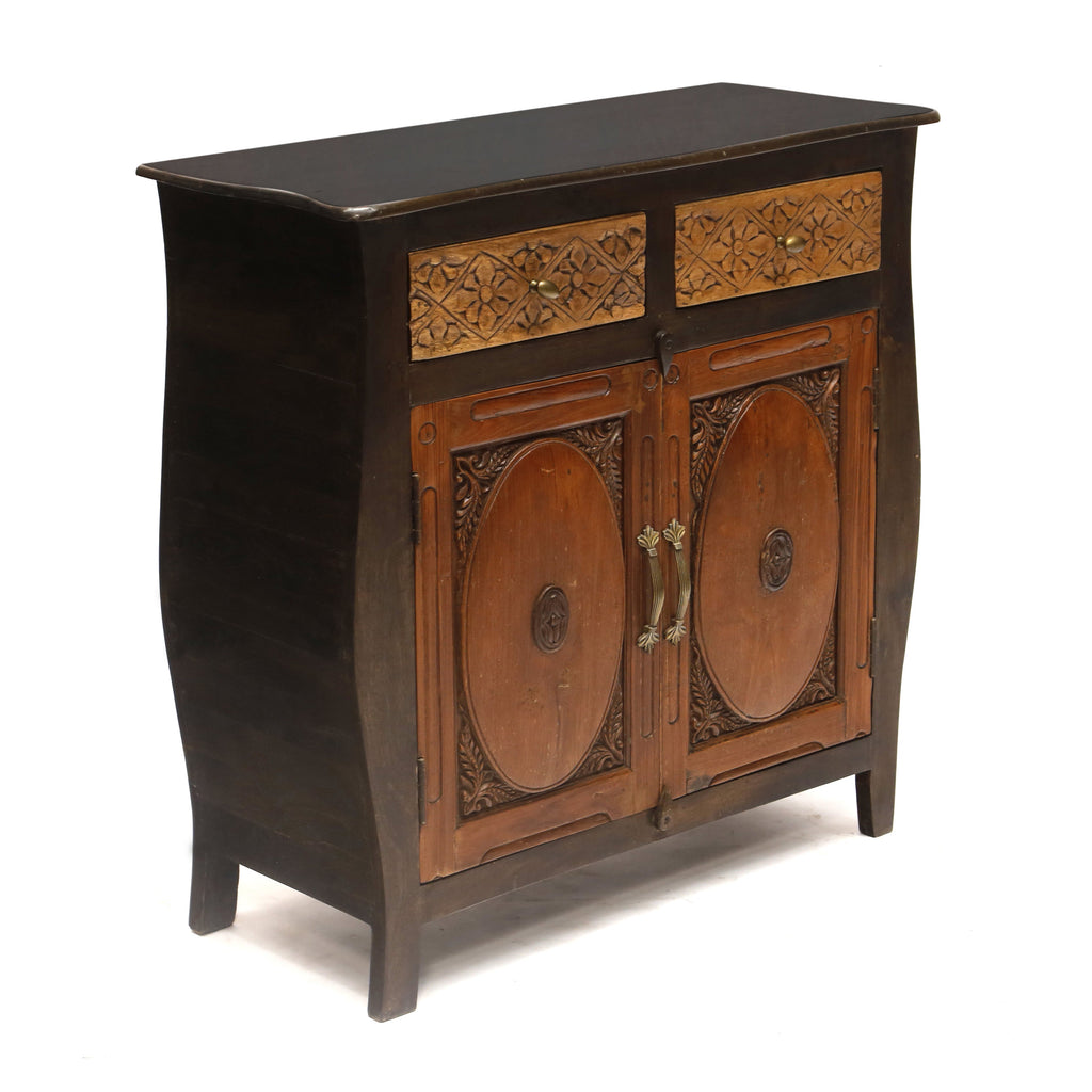 Amara Floral Carved Storage Cabinet — view 5