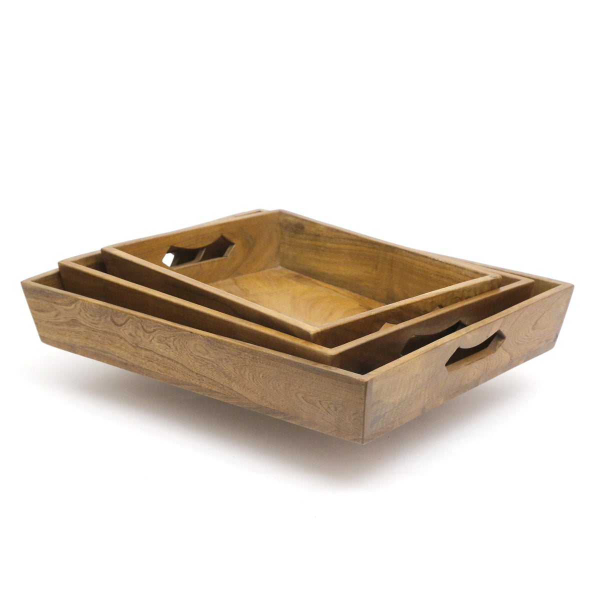 Iris Solid Wood Serving Tray — view 4