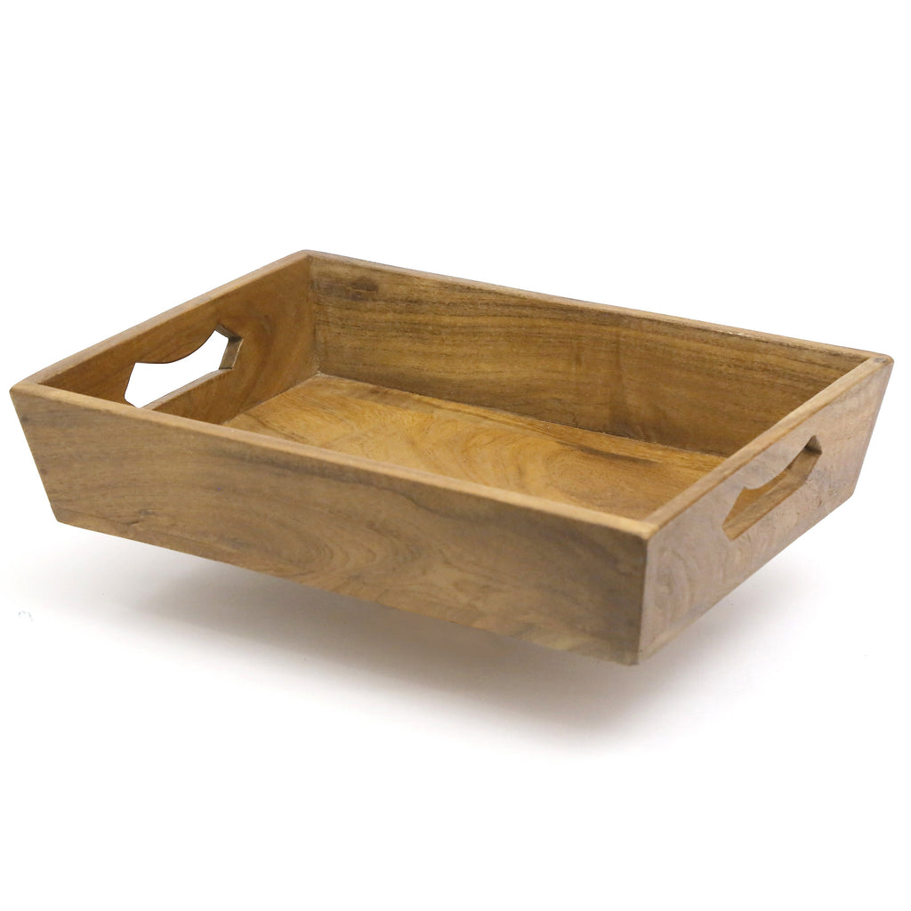 Iris Solid Wood Serving Tray — view 6