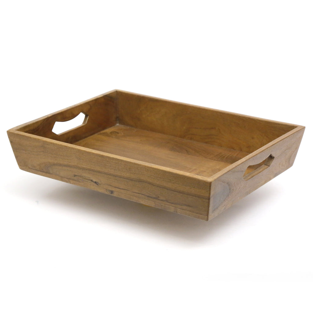Iris Solid Wood Serving Tray — view 7