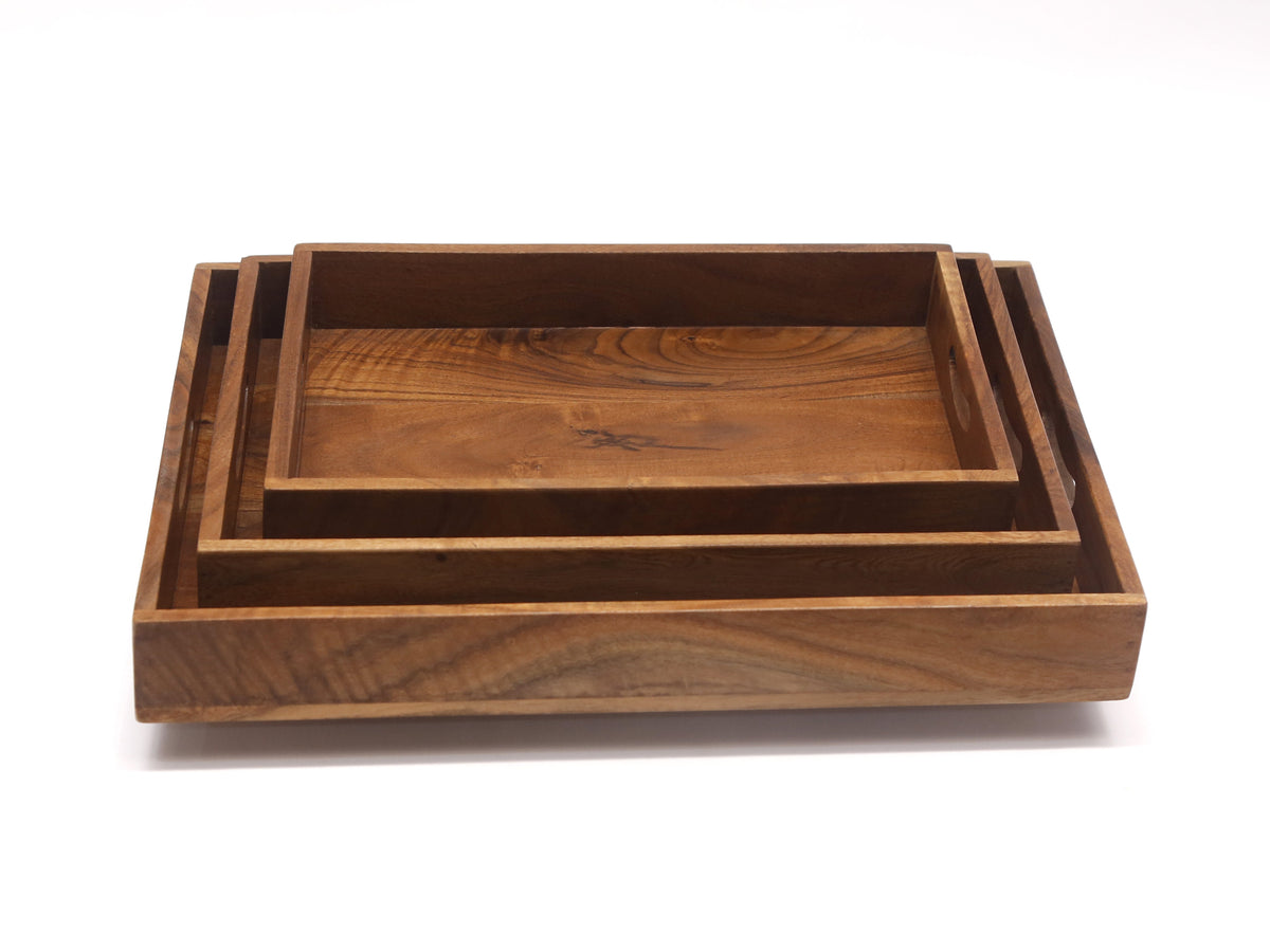 Isola Solid Wood Serving Tray — view 5
