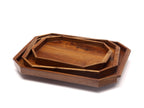 Leona Folding Corner Serving Tray — Set of 3 — view 6