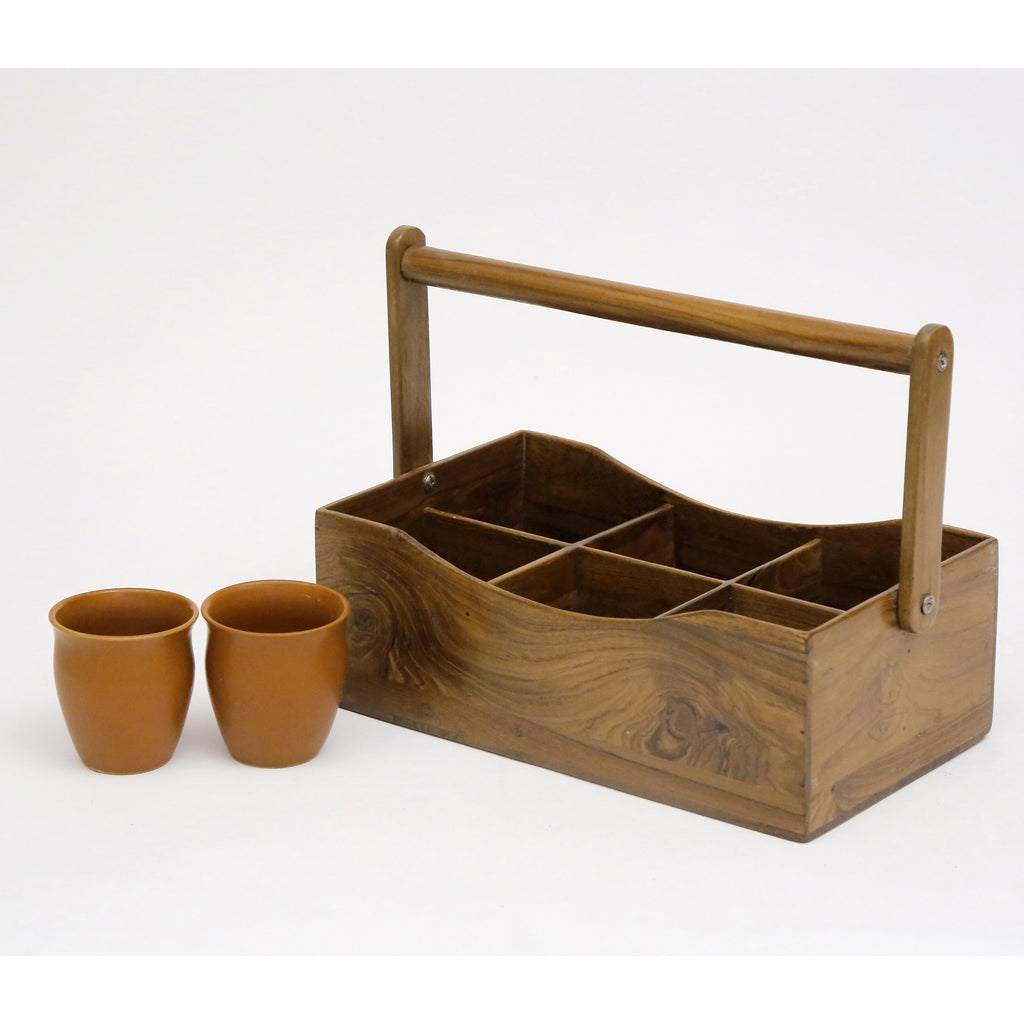 Arden Solid Wood Condiment Caddy — view 5
