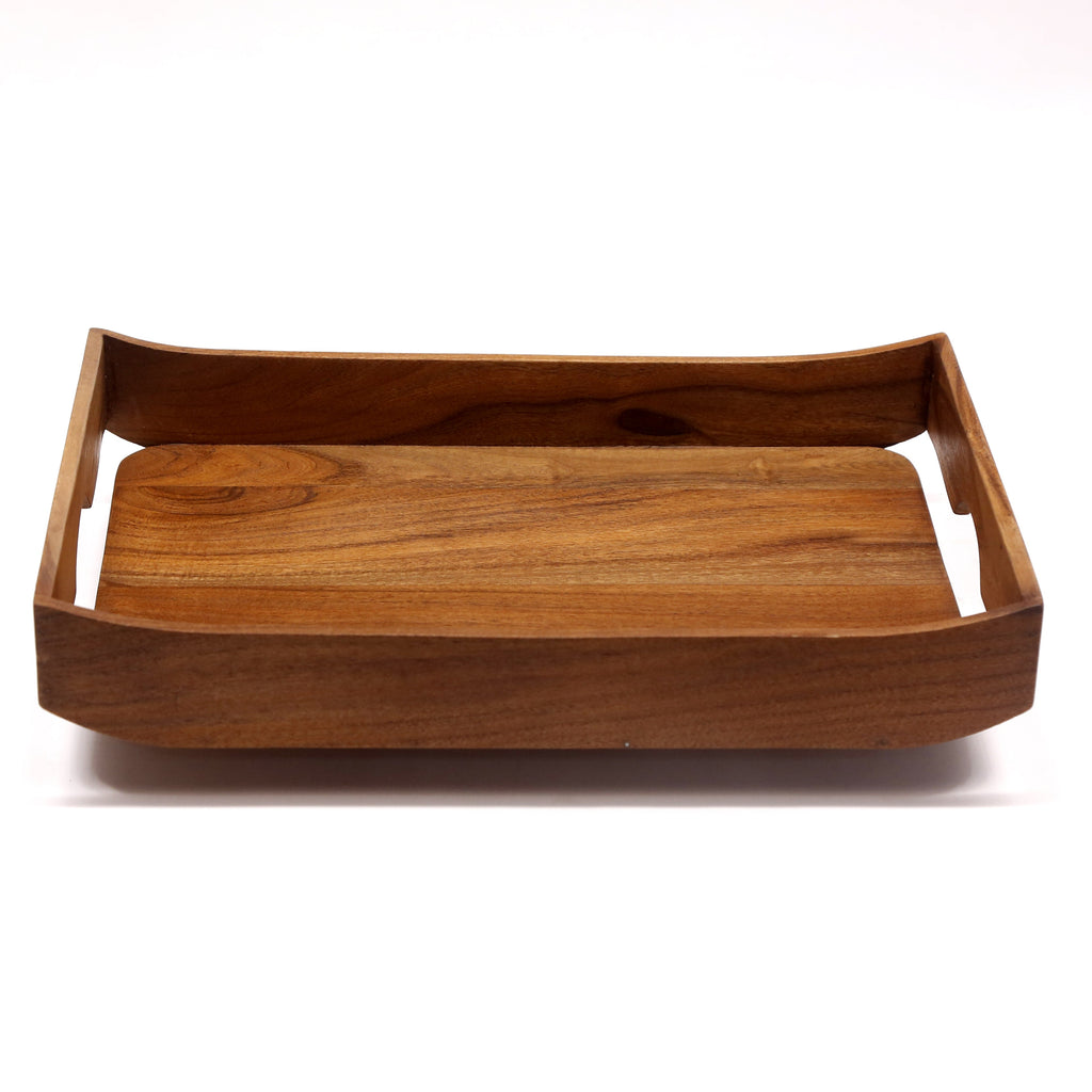 Maeve Rectangular Curved Serving Tray — Set of 3 — view 5