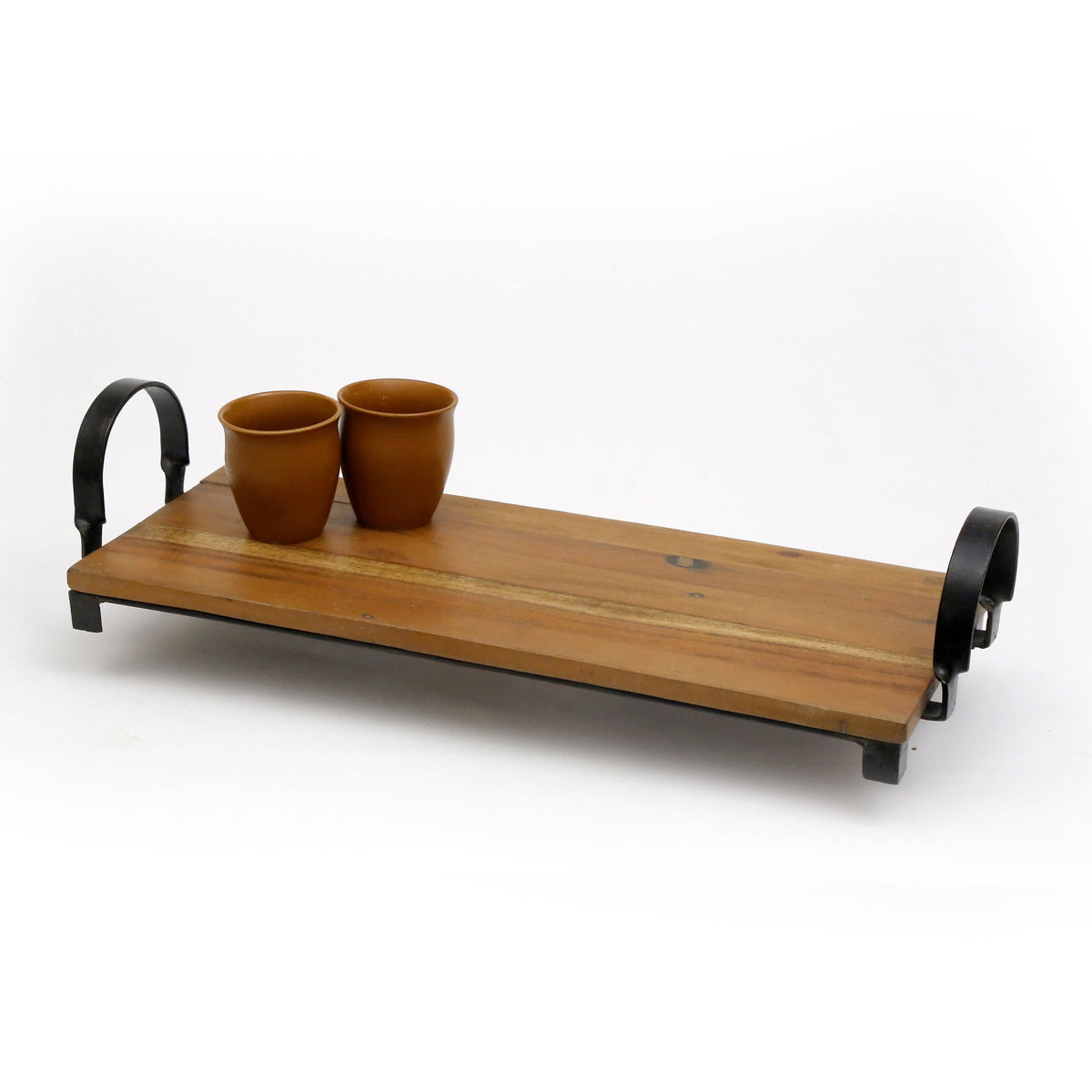 Laurel Solid Wood Serving Tray — view 4