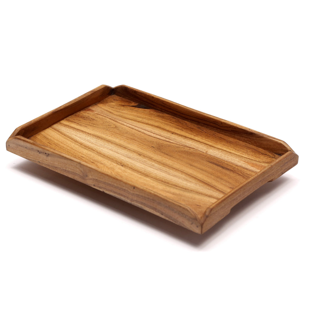 Lyra Solid Wood Serving Tray — Set of 3 — view 5