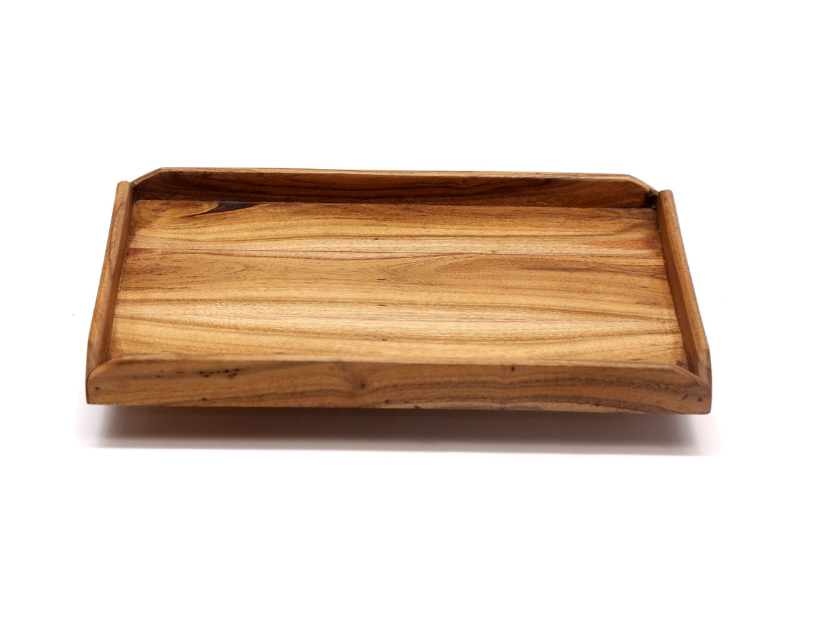 Aveline Solid Wood Serving Tray — Set of 3 — view 5