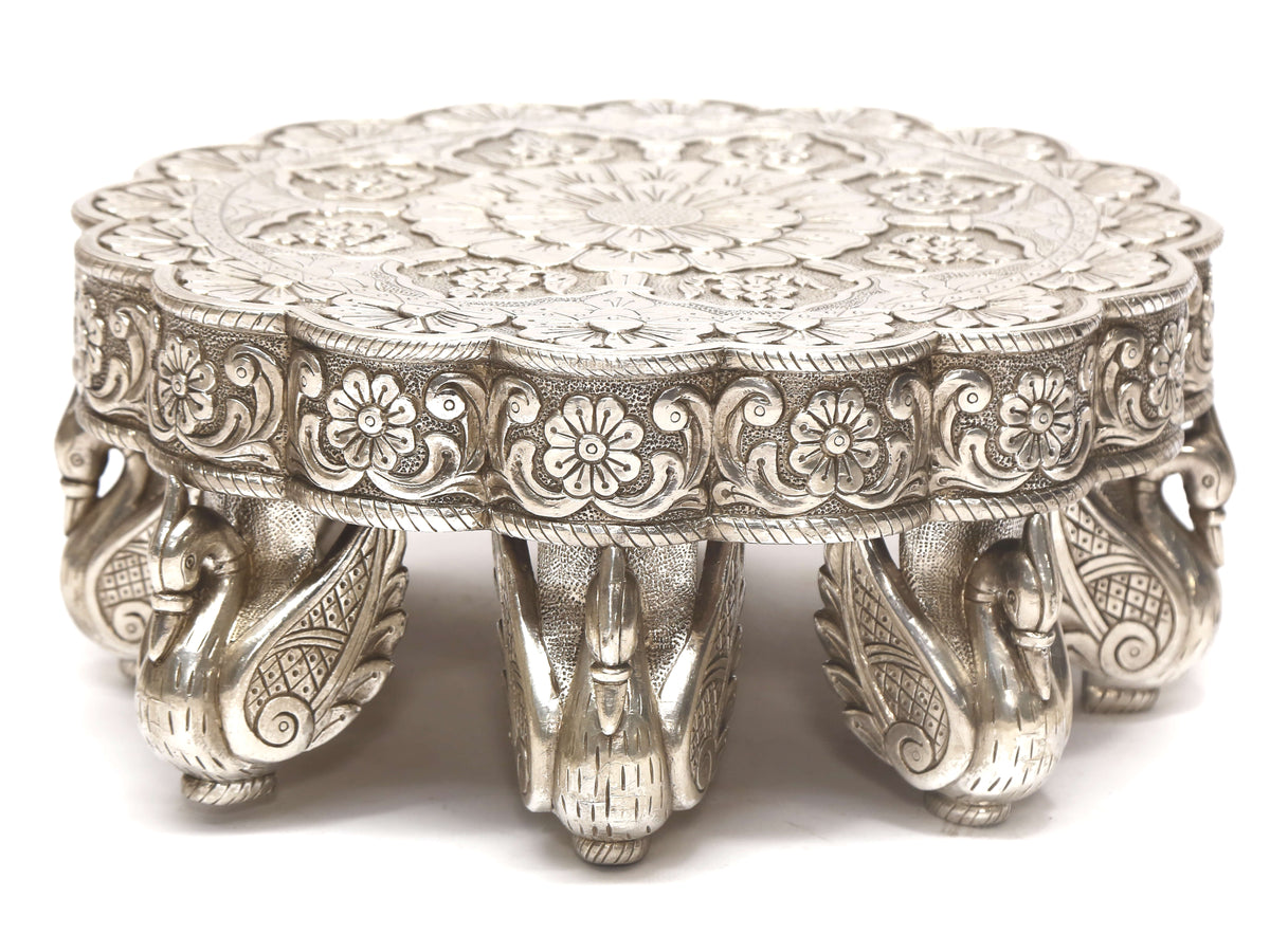 Evora White Bajot Table — view 2