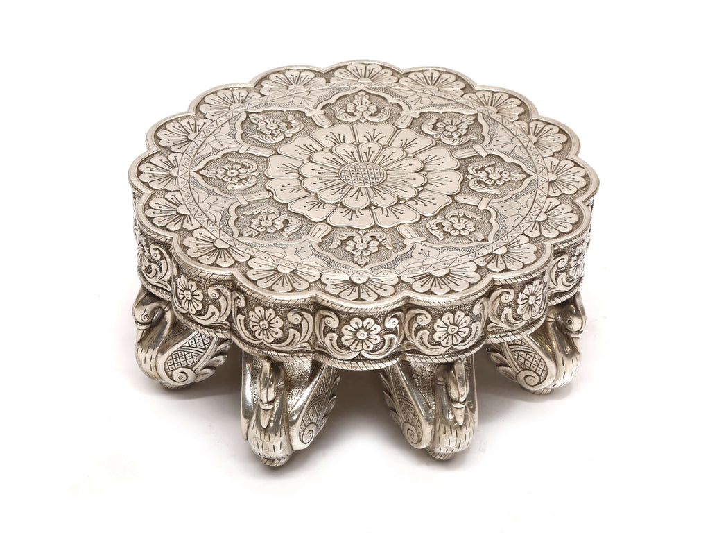 Evora White Bajot Table — view 1