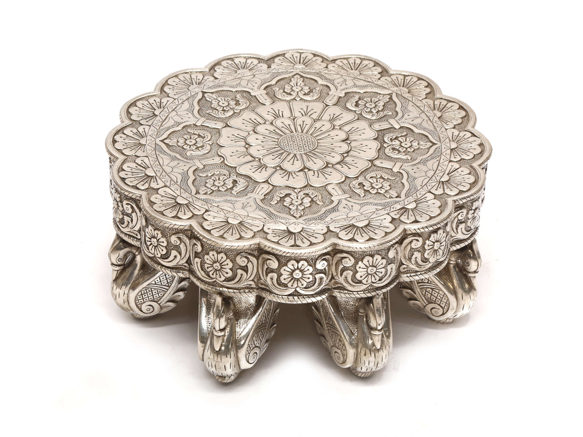 Evora White Bajot Table — view 1