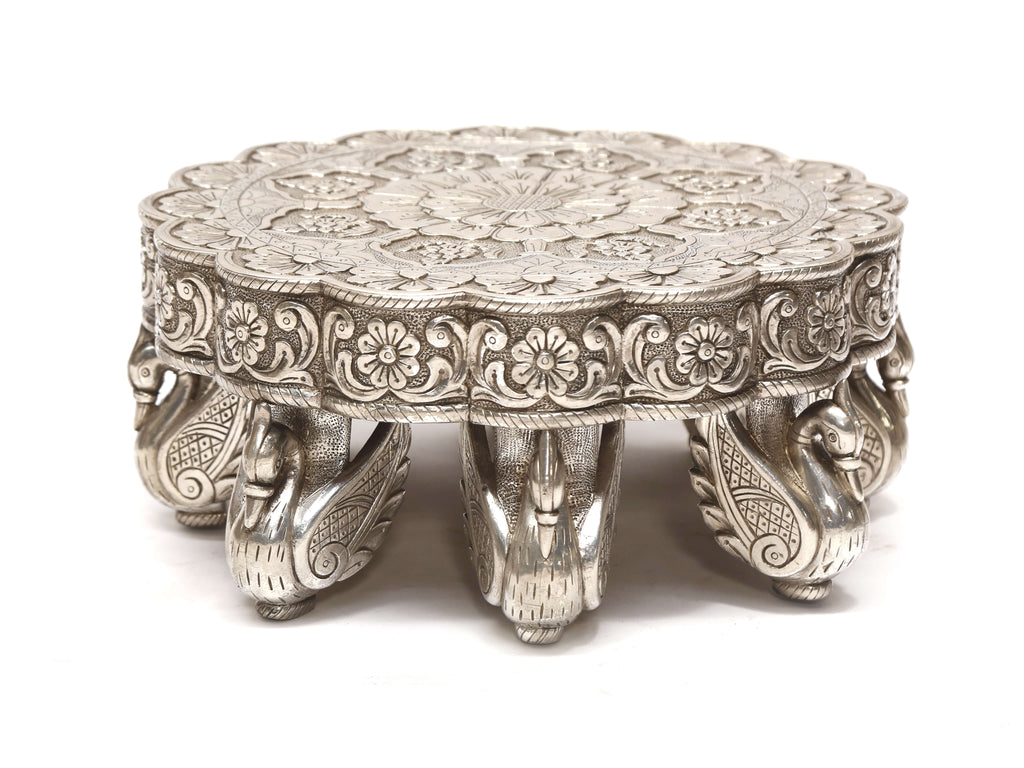 Evora White Bajot Table — view 3