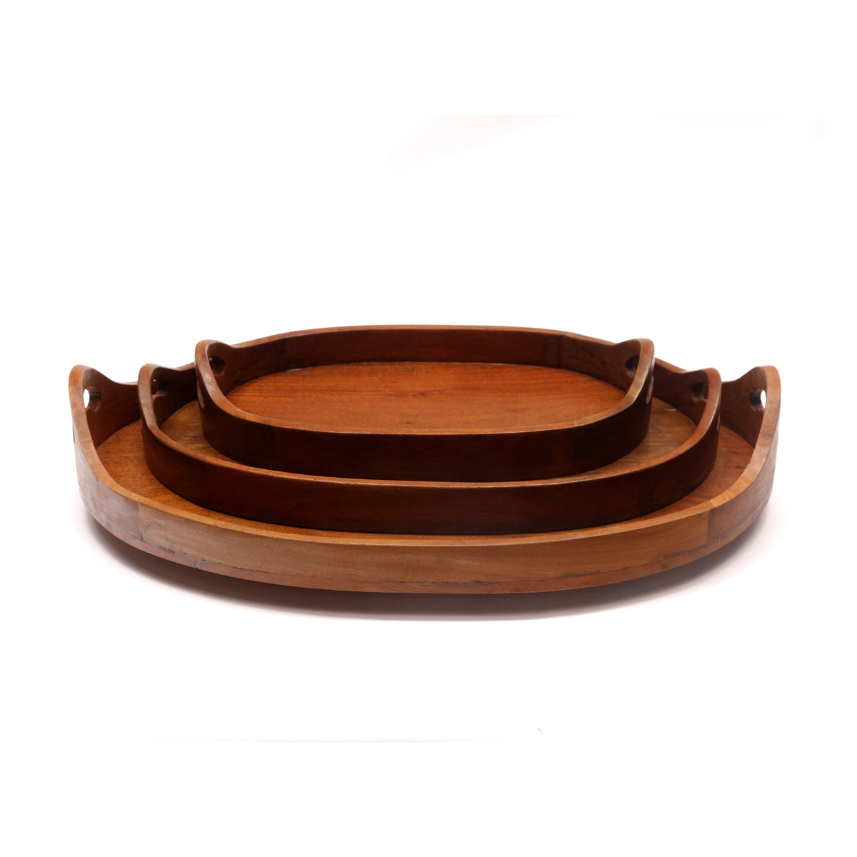 Petra Oval Serving Tray — Set of 3 — view 2