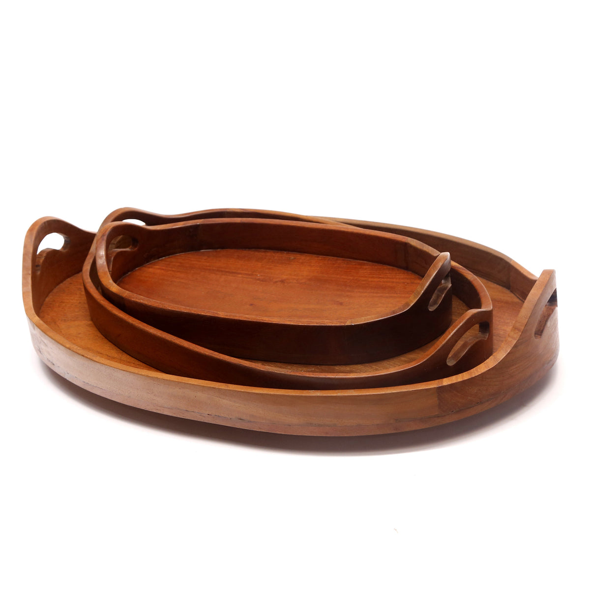 Petra Oval Serving Tray — Set of 3 — view 3