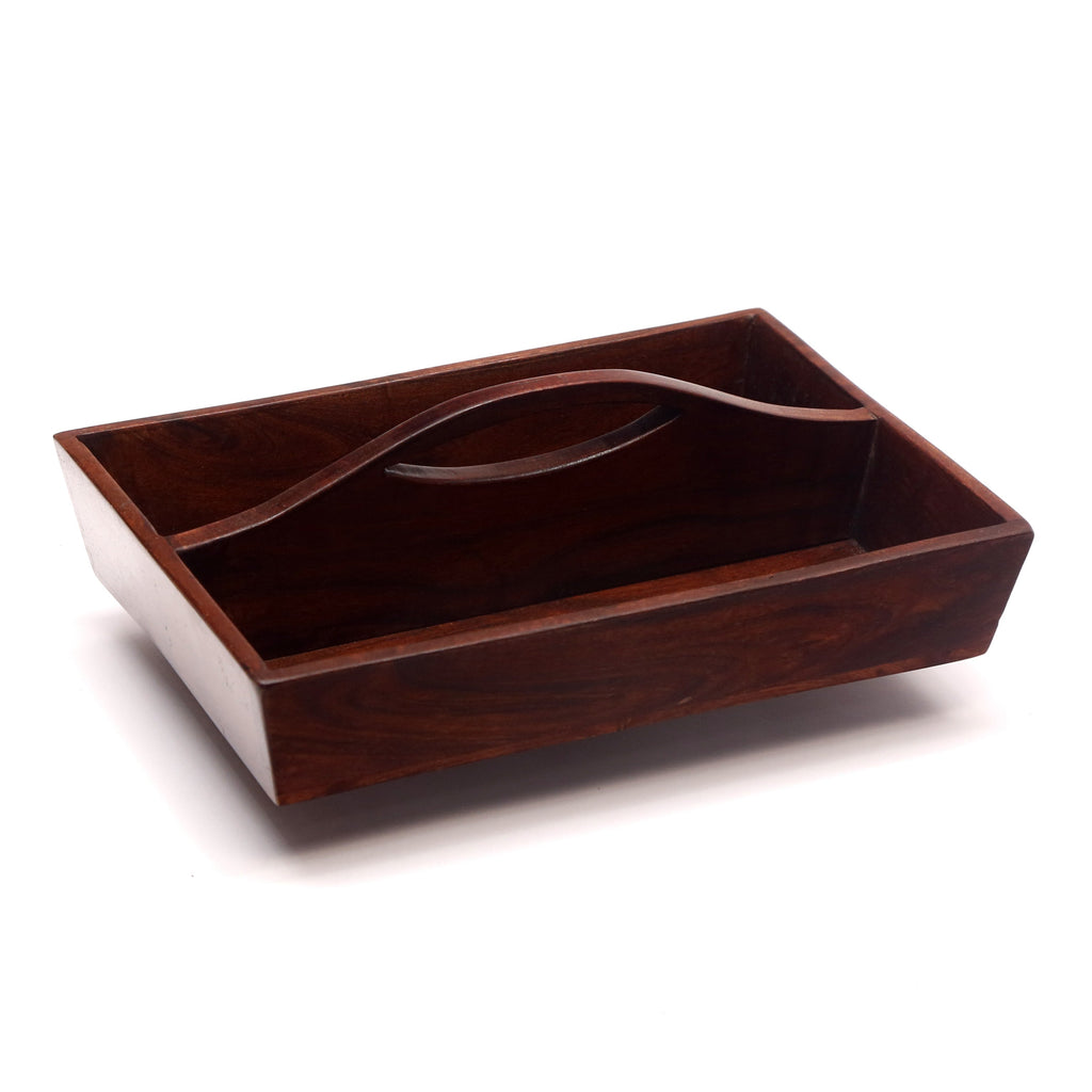 Livia Solid Wood Serving Tray — view 2