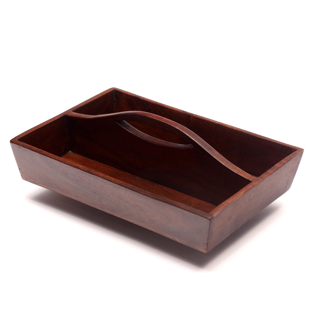 Livia Solid Wood Serving Tray — view 3