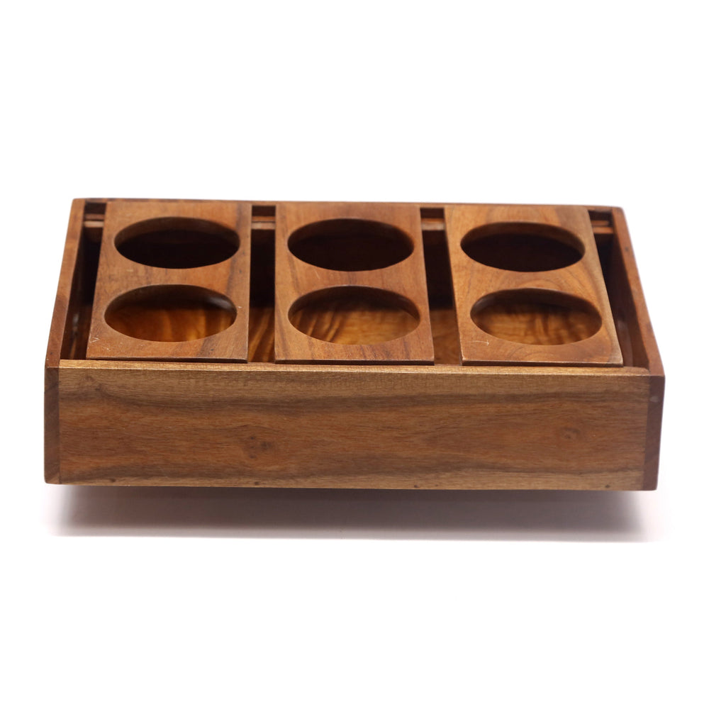 Elara Glass Panel Serving Tray — view 2