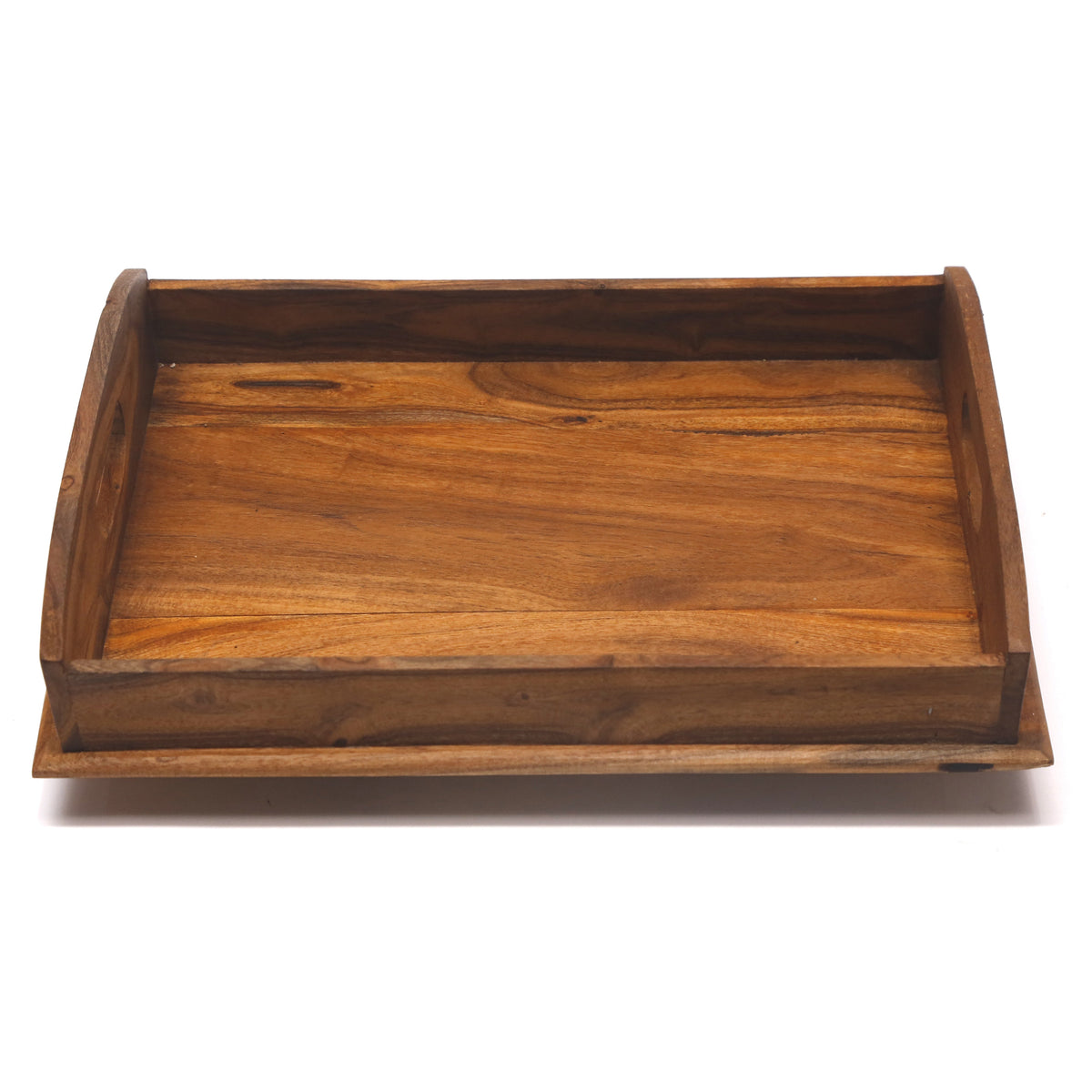 Mirabel Solid Wood Serving Tray — view 4