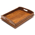 Mirabel Solid Wood Serving Tray — view 6