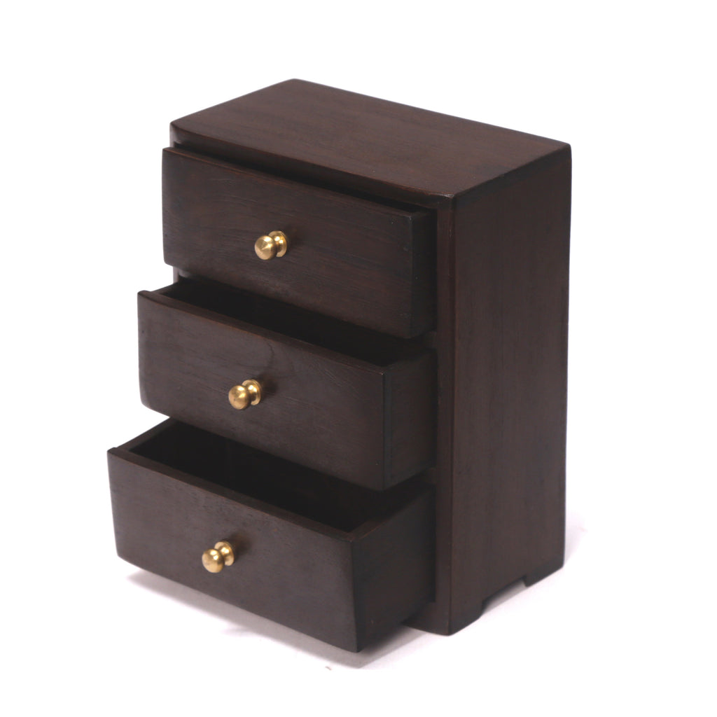 Arlo Solid Wood Mini Drawer Chest - Russet - product image 1