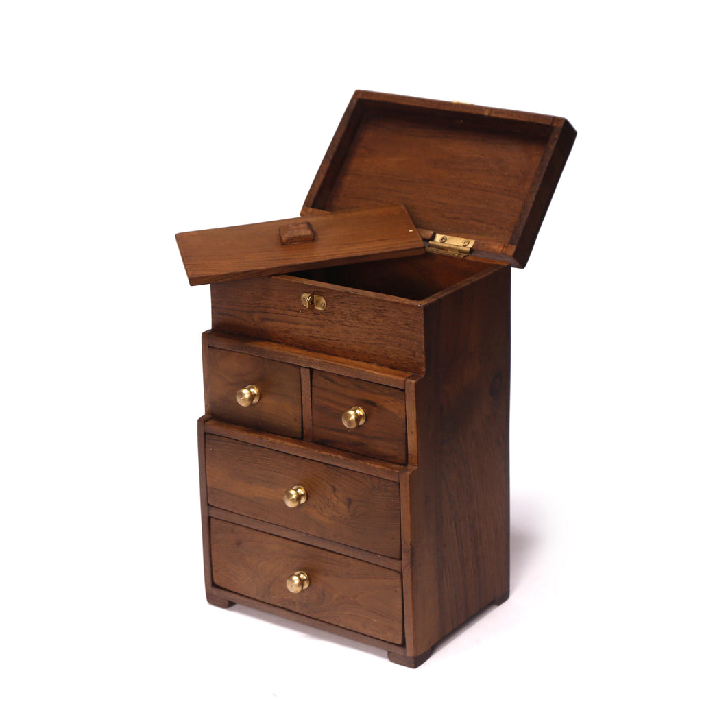 Asher Solid Wood Lidded Drawer Organizer - product image 4