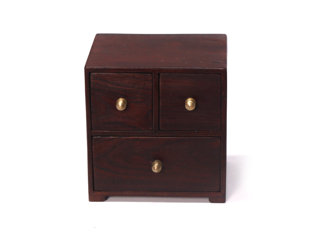 Tavi Solid Wood 3 Drawer Desk Chest - Russet - product image 3