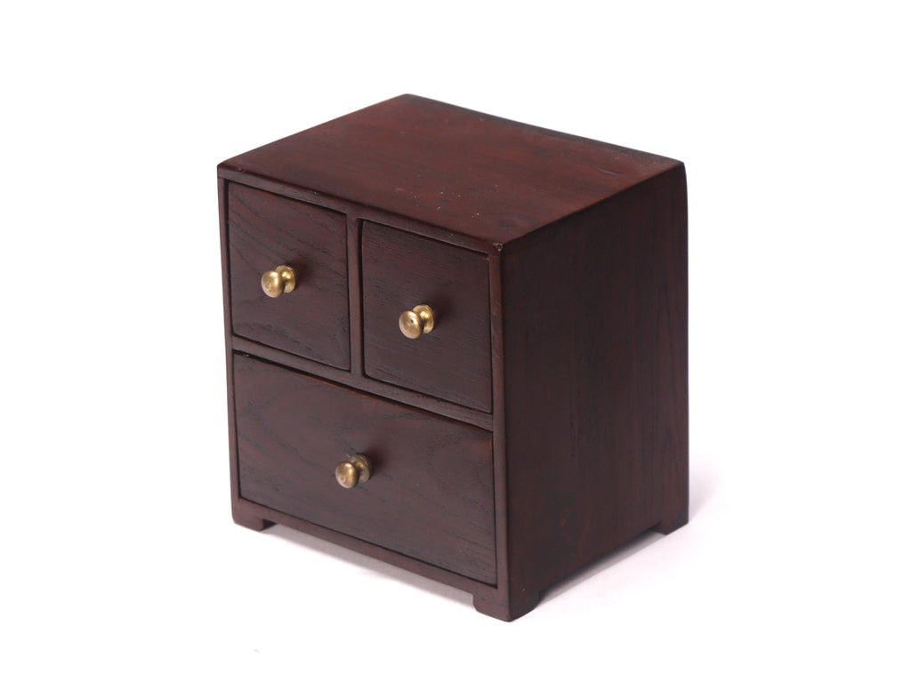 Tavi Solid Wood 3 Drawer Desk Chest - Russet - product image 4