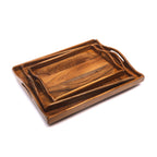Kaia Solid Wood Serving Tray — view 3