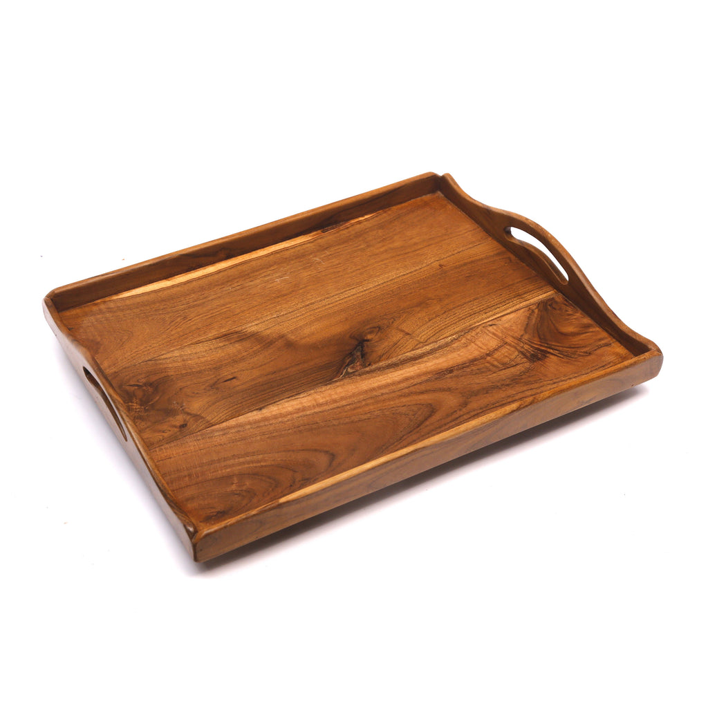 Kaia Solid Wood Serving Tray — view 4