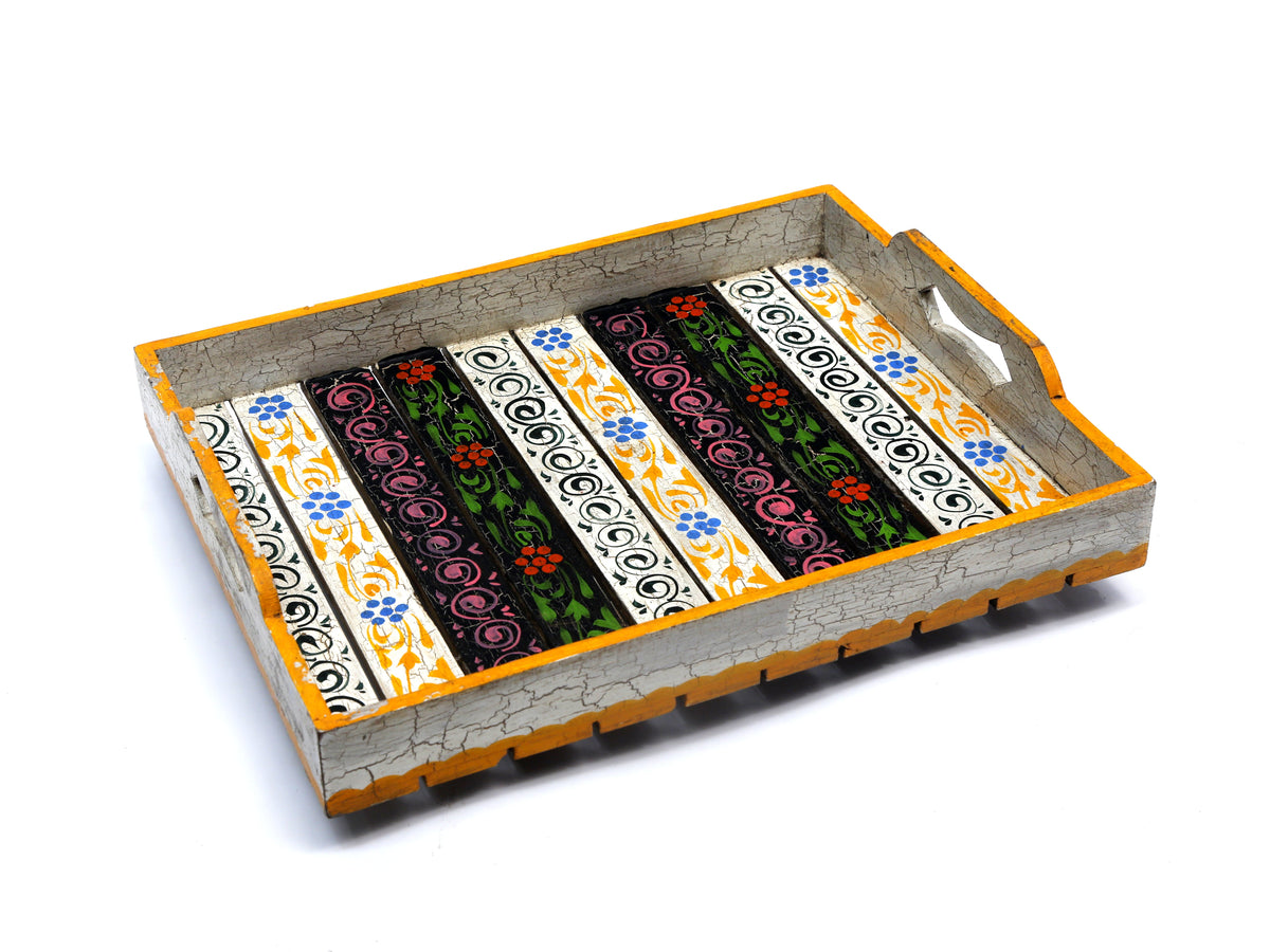 Fiora Distressed Serving Tray — view 4