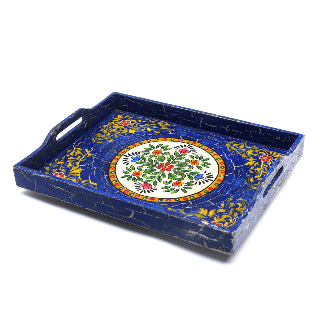 Freya Blue Serving Tray — view 6