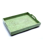 Gaia Distressed Green Serving Tray — view 7