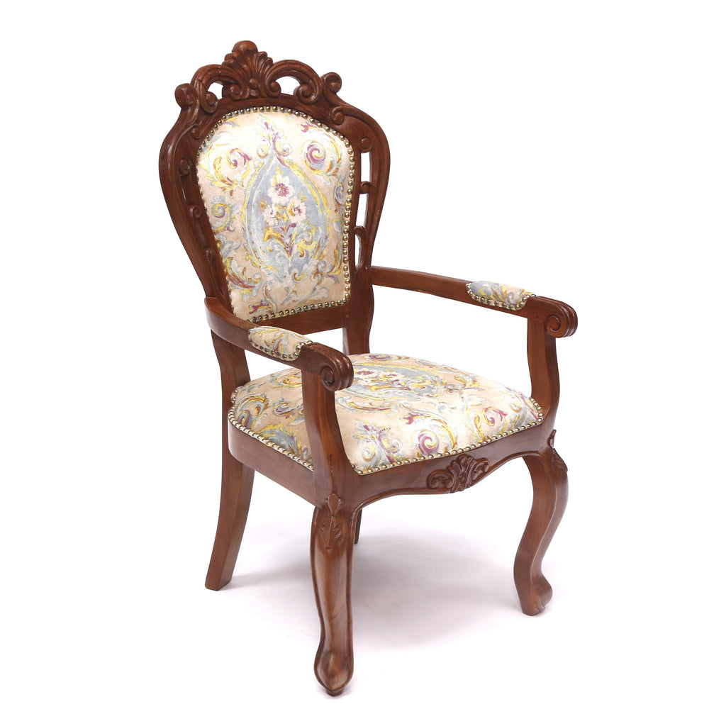 Leona Upholstered Armchair — view 3