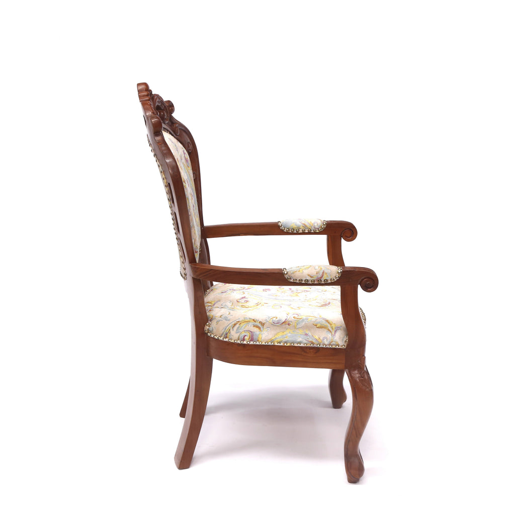 Leona Upholstered Armchair — view 4