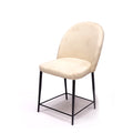 Opal Vintage White Metal Armchair — view 1