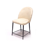 Opal Vintage White Metal Armchair — view 1