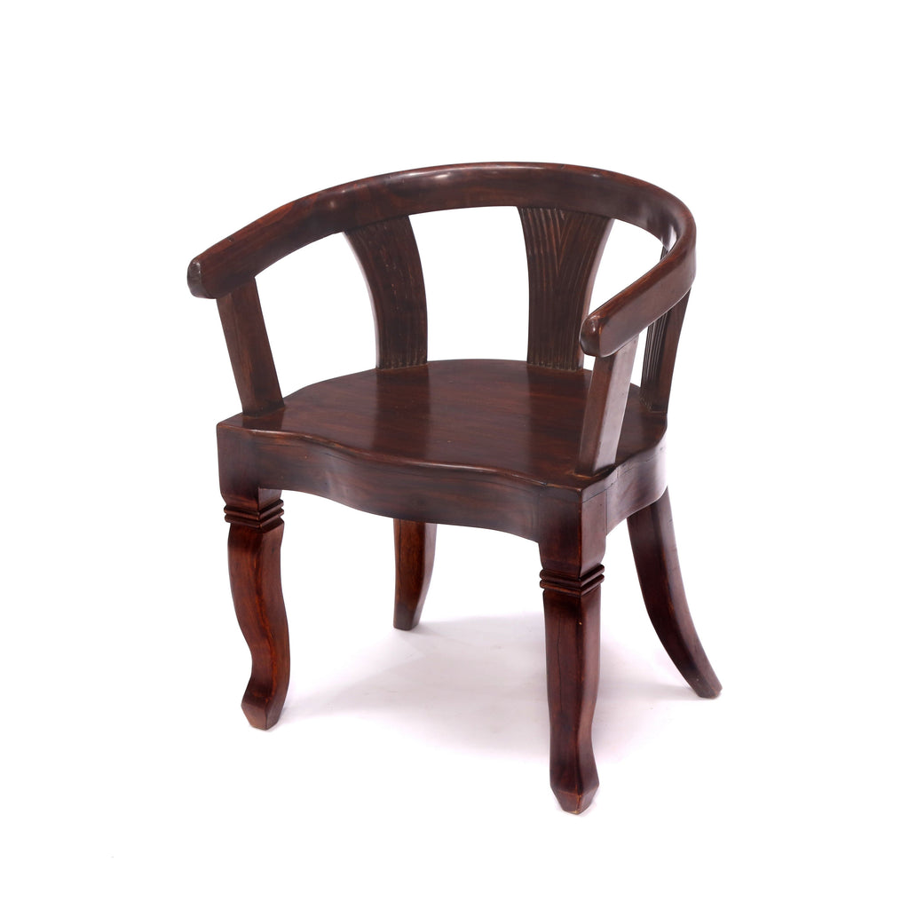 Helena Solid Wood Armchair — view 3