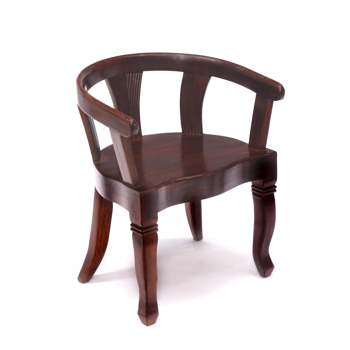 Nora Solid Wood Armchair — view 3