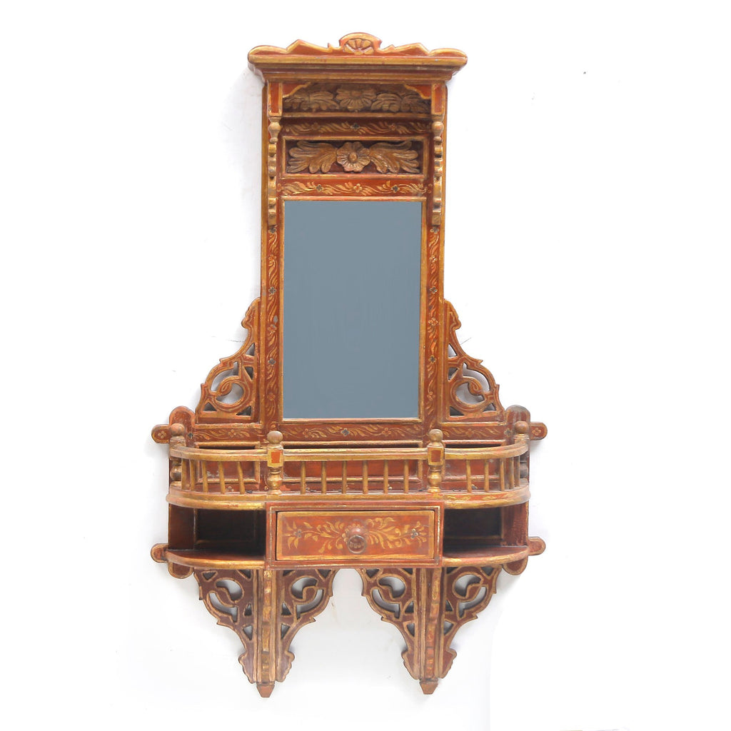 Ines Solid Wood Wall Mirror — view 2