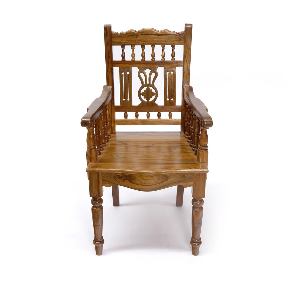 Nola Carved Armchair — view 1