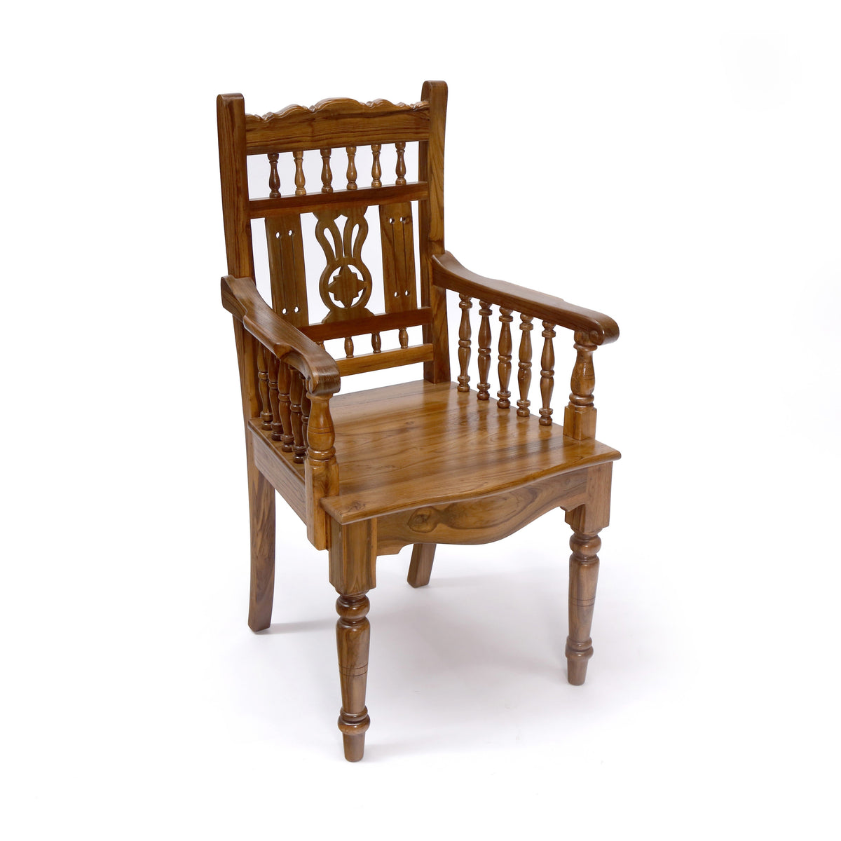 Nola Carved Armchair — view 3