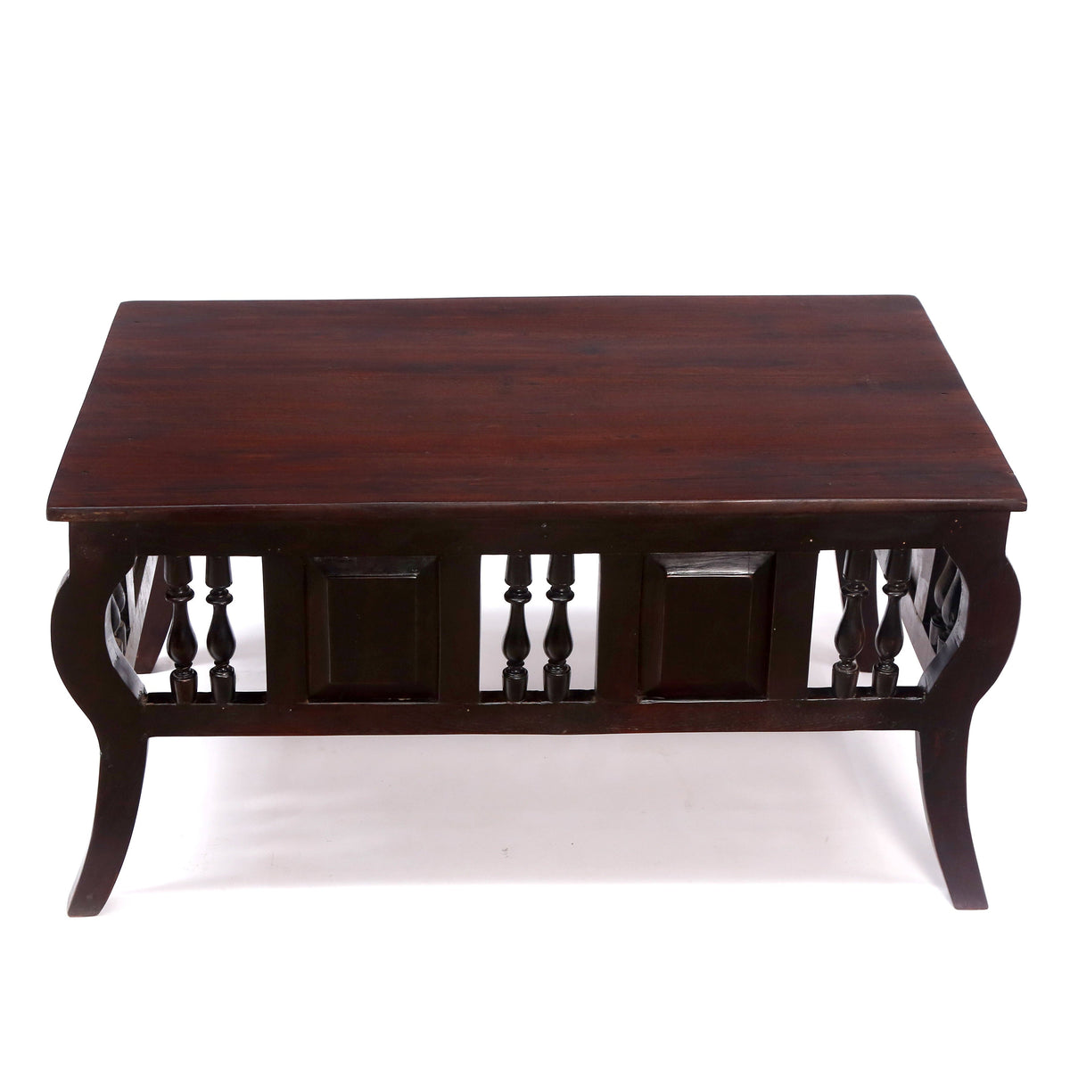 Maeve Carved Black Coffee Table — view 3