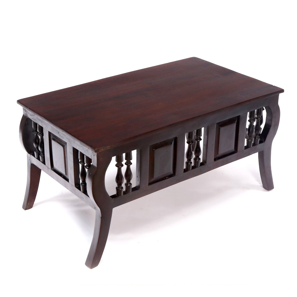 Maeve Carved Black Coffee Table — view 1