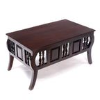 Maeve Carved Black Coffee Table — view 1