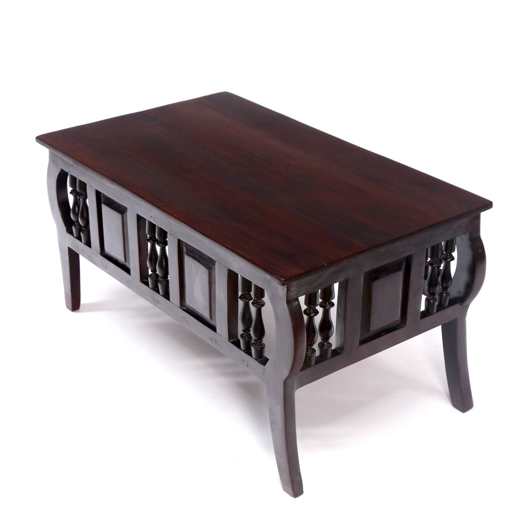 Maeve Carved Black Coffee Table — view 2