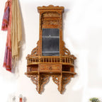 Ines Solid Wood Wall Mirror — view 1