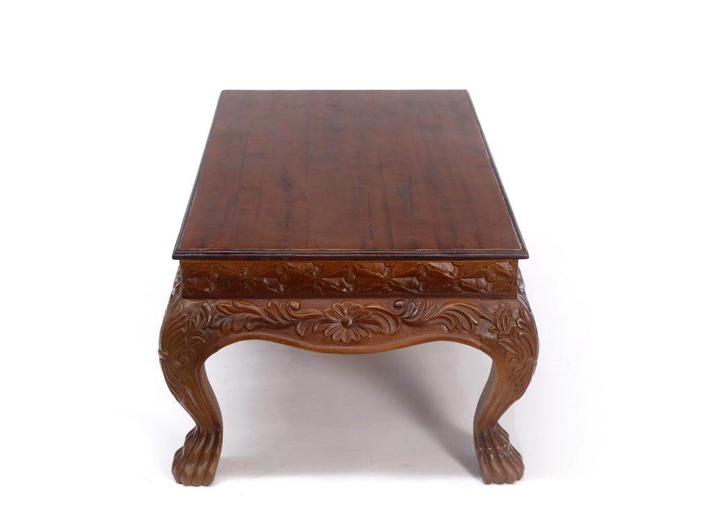 Petra Floral Carved Coffee Table — view 3