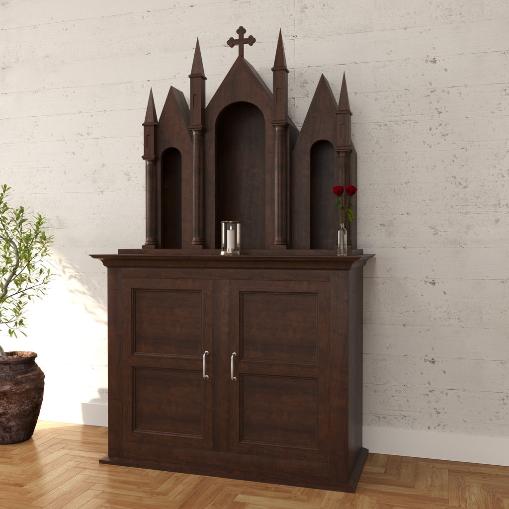 Elara Gothic Arched Altar — view 1