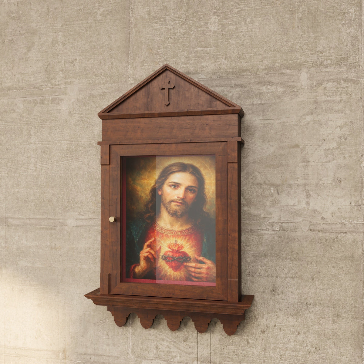 Elodie Glass Panel Altar — view 1