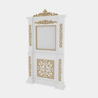 Briar Carved White Engineered Wood Altar — view 2