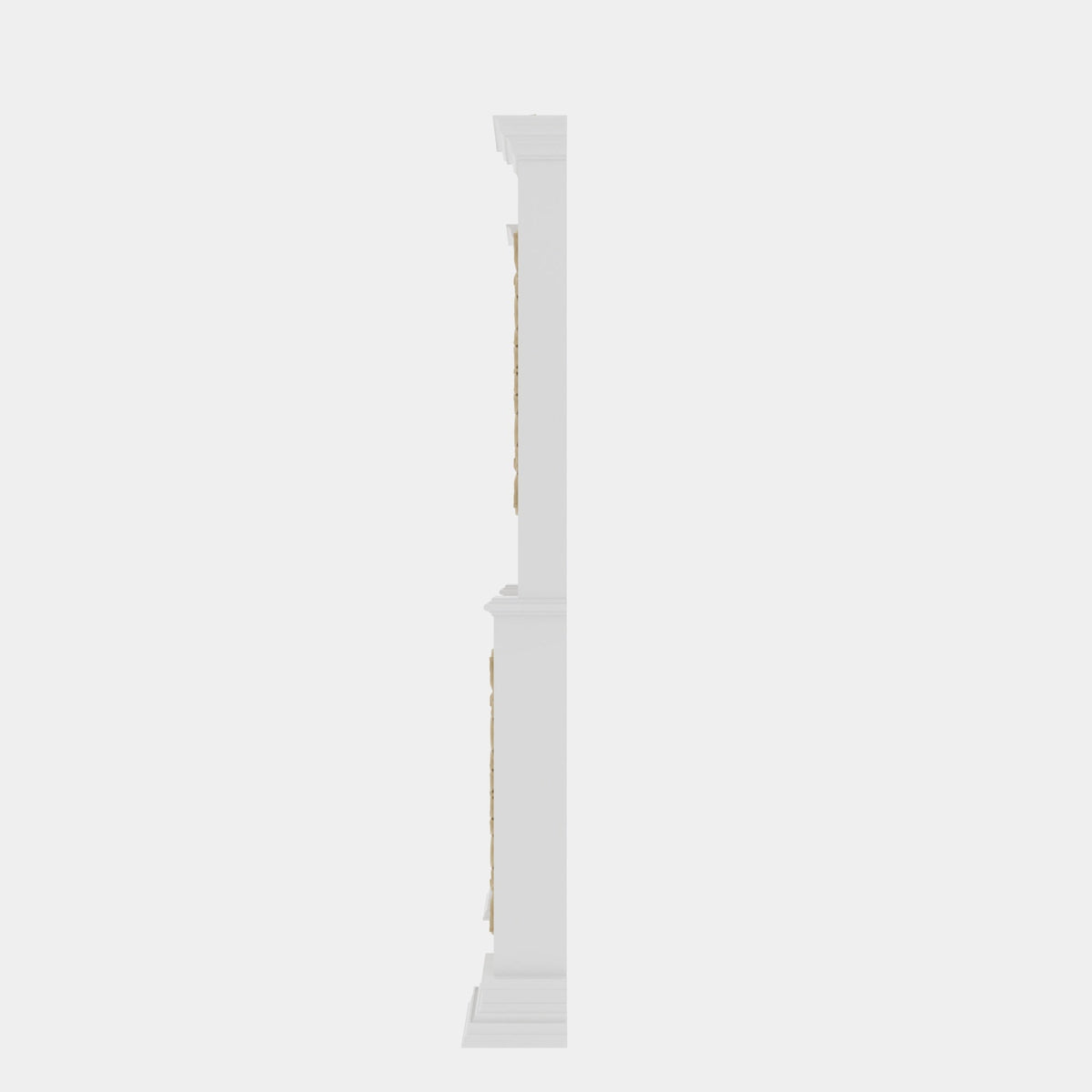 Briar Carved White Engineered Wood Altar — view 4